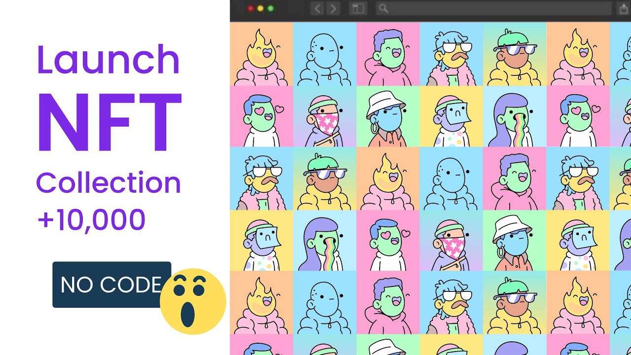 How To Create A Complete NFT Collection (10,000+) In Less than 5 minutes Without Coding - Tutorial