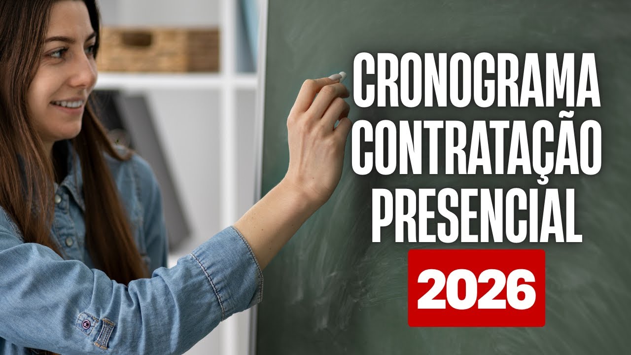 CRONOGRAMA CONTRATAÇÃO PRESENCIAL 2026