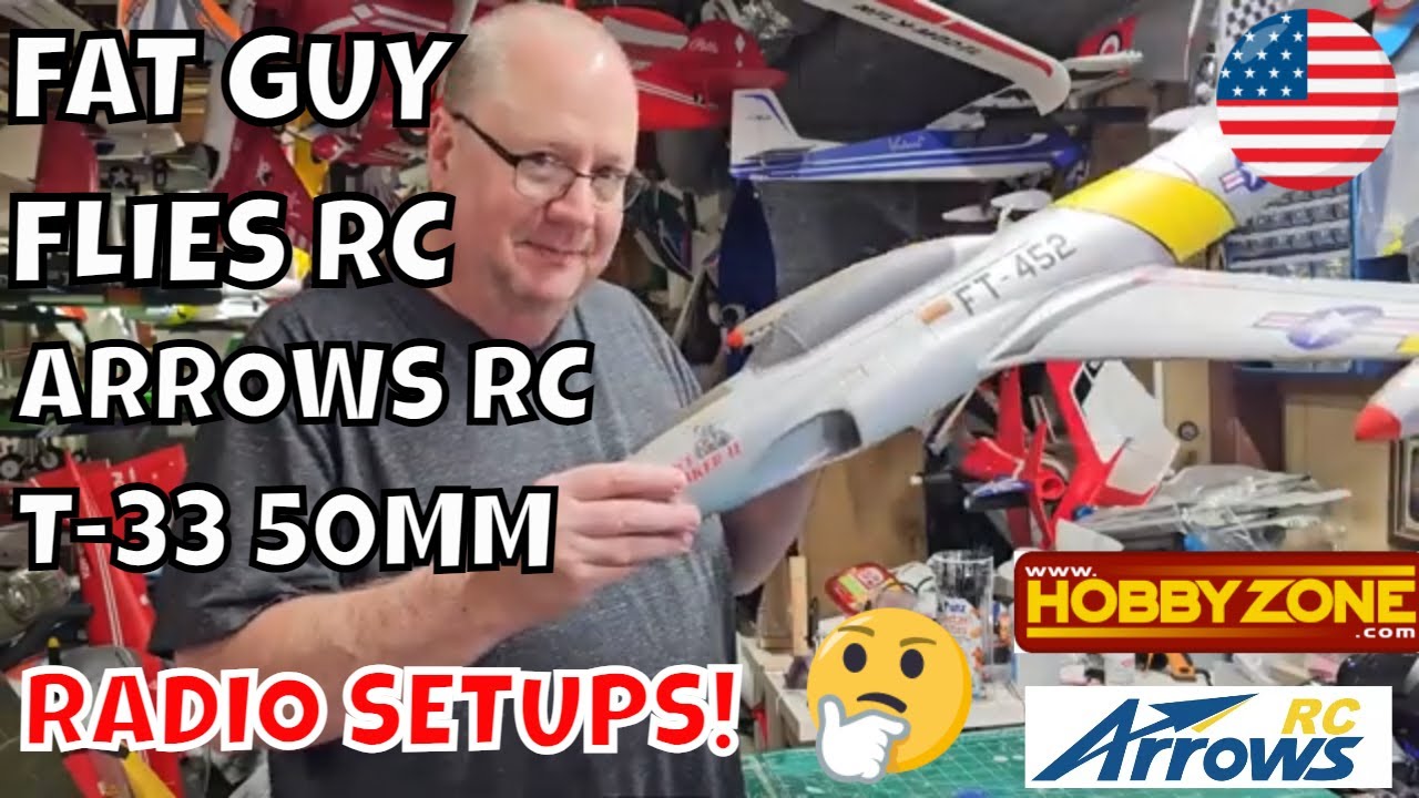 Радиоустановки Arrows RC T-33 50 мм с обзором вектора от FGFRC