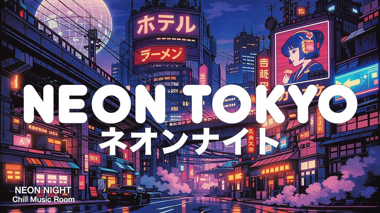 Neon Tokyo Nights  | Night Drive Cyberpunk EDM music 2026 東京ナイト | 80s Japanese Anime Cyberpunk House