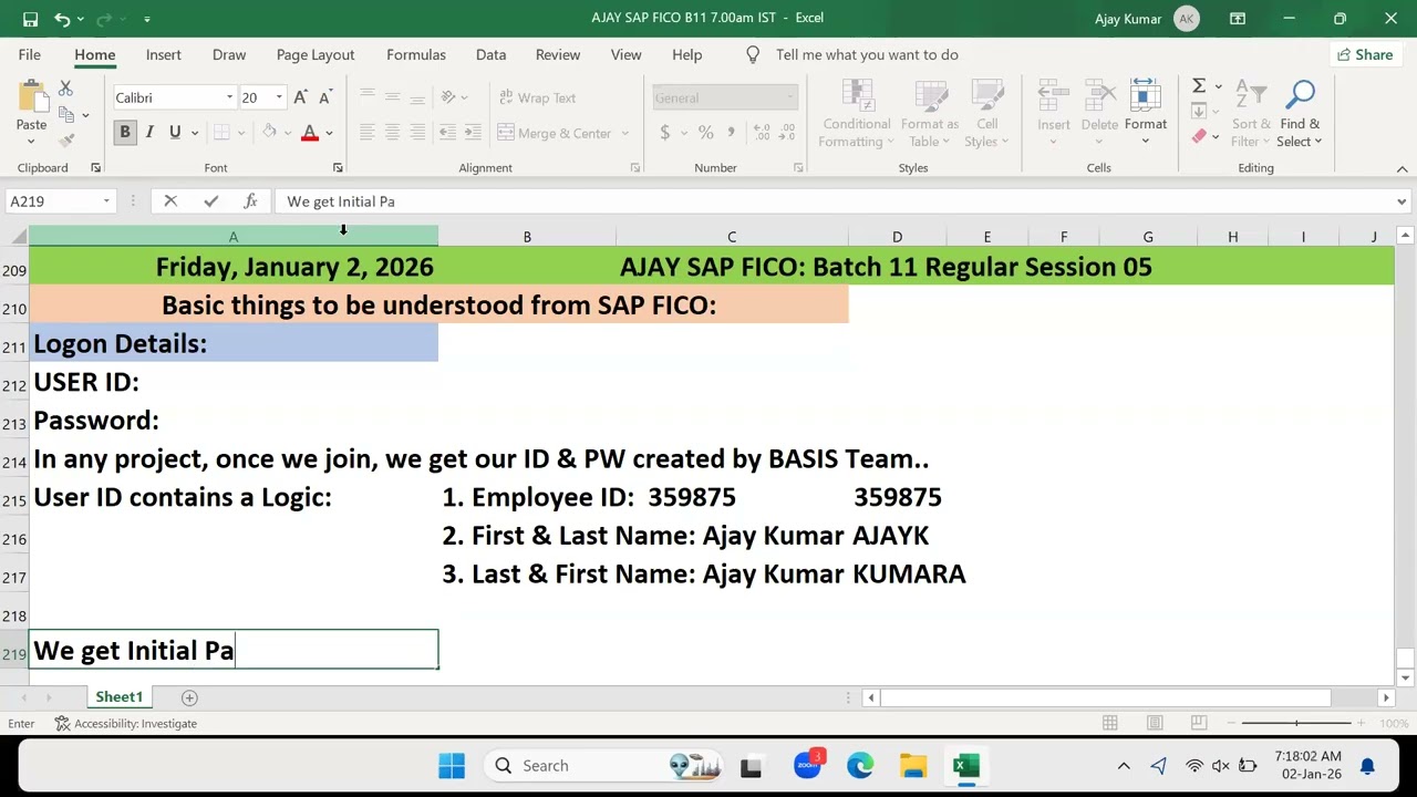 BATCH 11 SAP S4 HANA FICO Regular Session 05: System Landscape