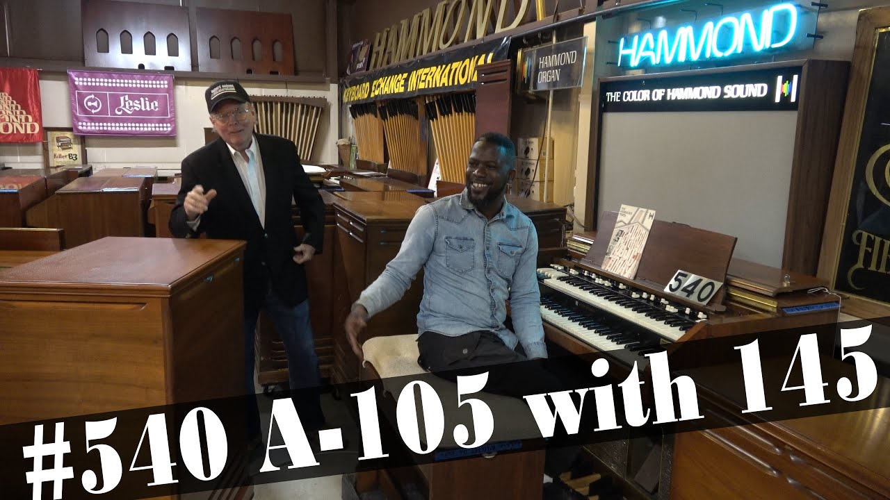 #540 Hammond A-105 (1975) Vintage . Last year out of the factory. 3 way switching with reverb!