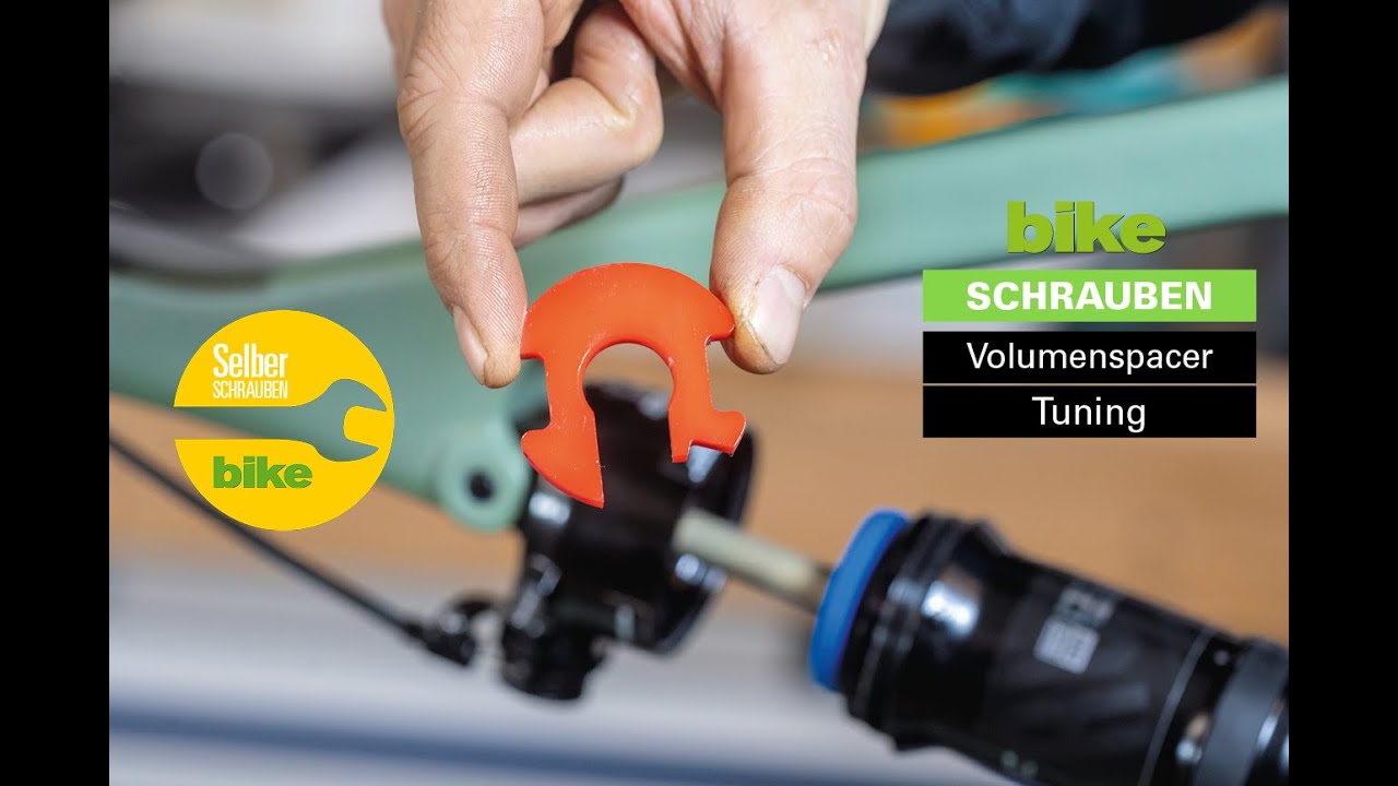 Volumen-Spacer/Tokens am Mountainbike-Dämpfer verbauen – Anleitung