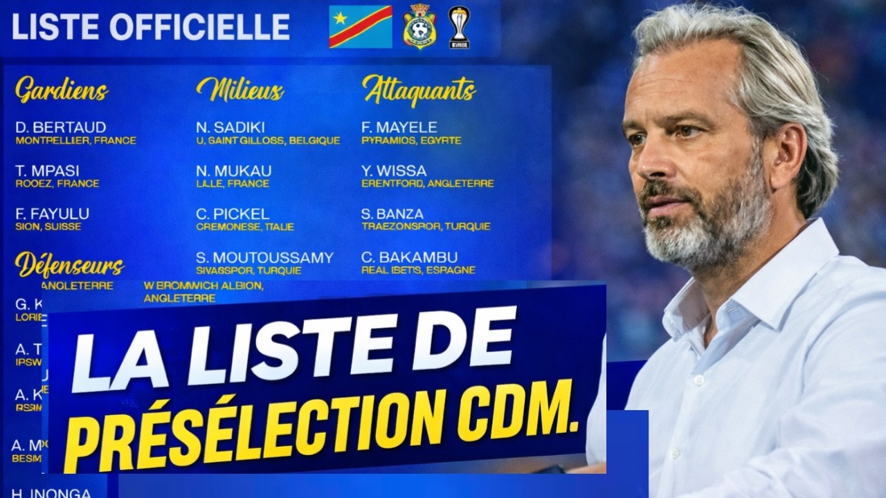 EXCLUSIF : LES 6 NOUVEAUX JOUEURS PRESELECTIONNES AVEC  LES LEOPARDS POUR LE BARAGE DU 31 MARS.