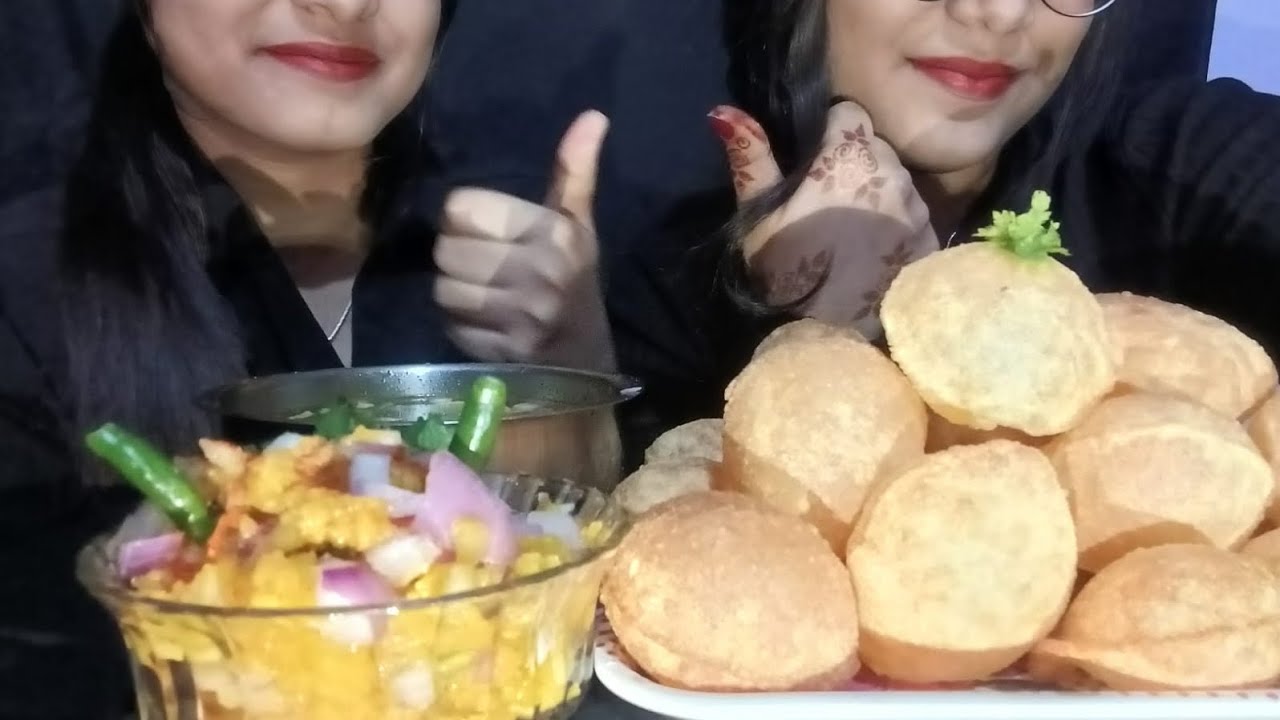 ASMREATING GOLGAPPA 😍