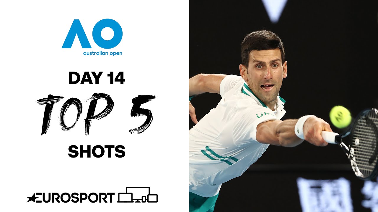 Top 5 shots - Day 14 | Australian Open 2021 - Highlights | Tennis | Eurosport