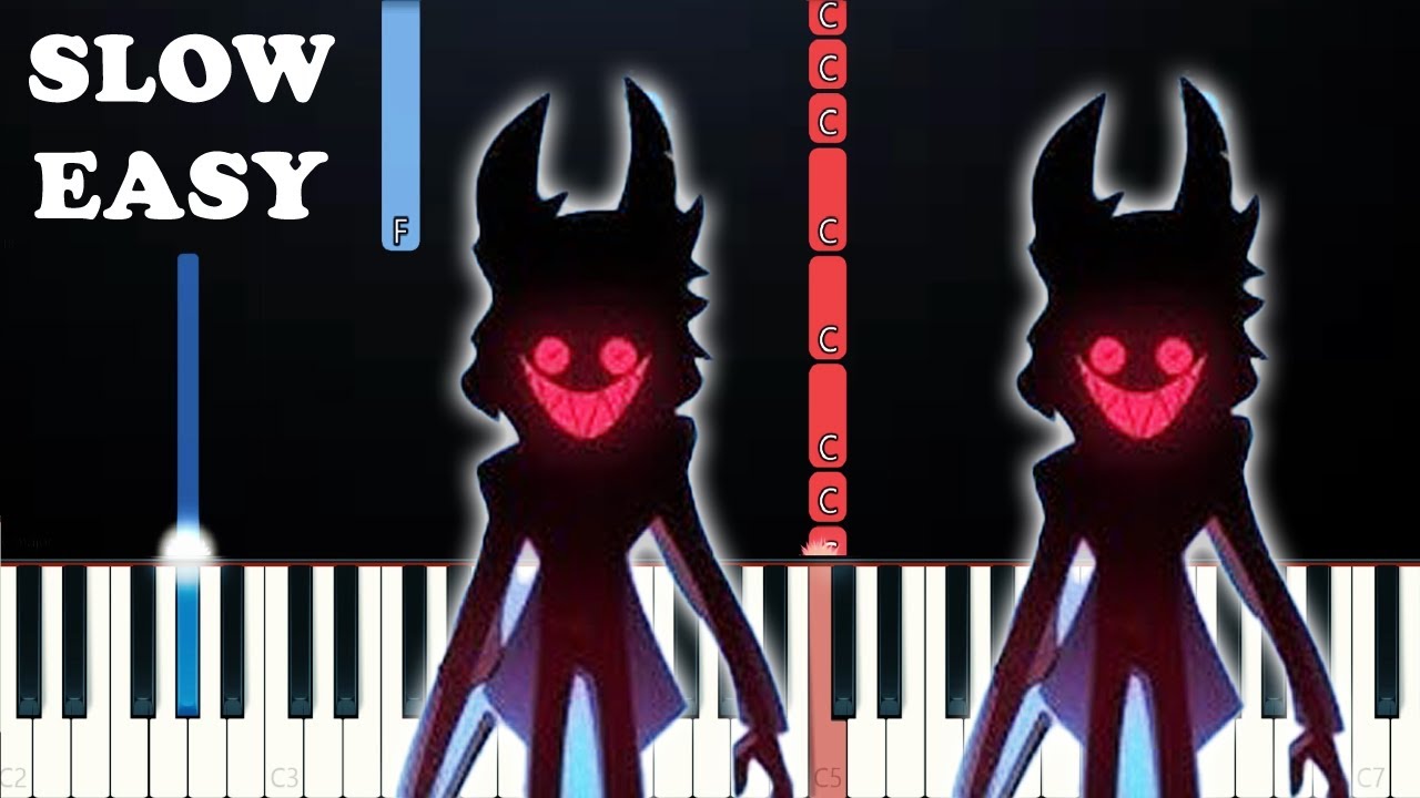How to Play - DAISIES (A Hazbin Hotel Song) - Black Gryph0n-Baasik (SLOW EASY PIANO TUTORIAL)
