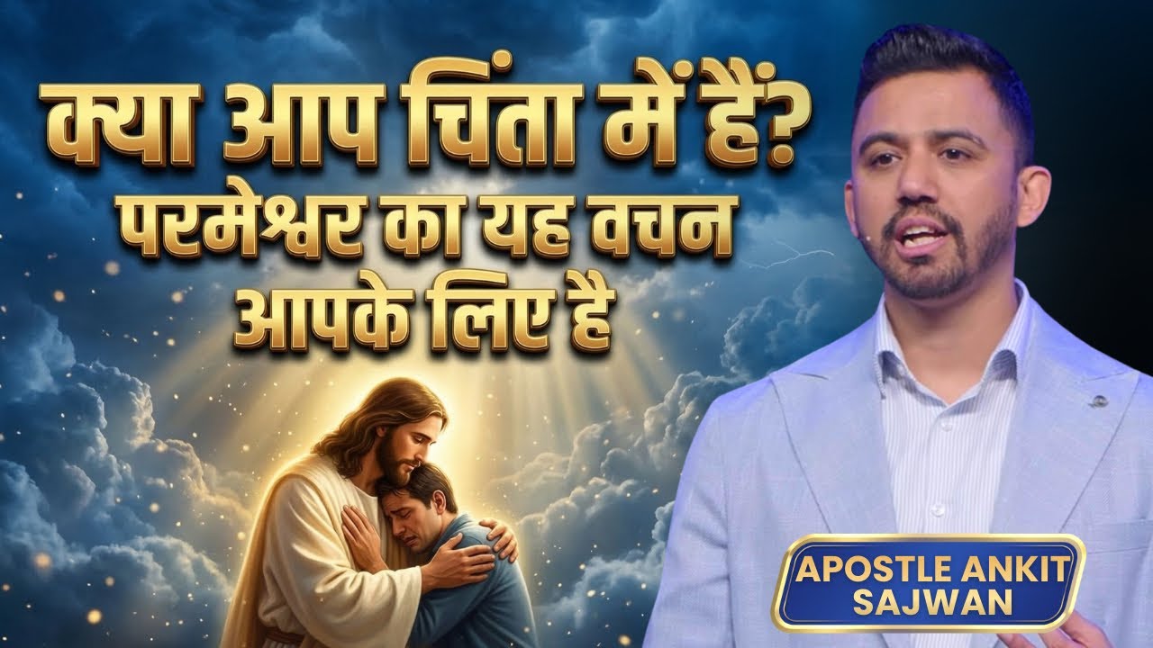 अगर आप चिंता में हैं? परमेश्वर का यह वचन आपके लिए है! Are you worried ? Apostle Ankit Sajwan