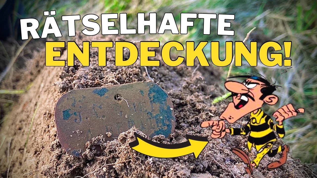 Mega Fund bei der Schatzsuche! Rätselhafte Erkennungsmarke entdeckt! (Sondeln/Metalldetektor)WW1/WW2