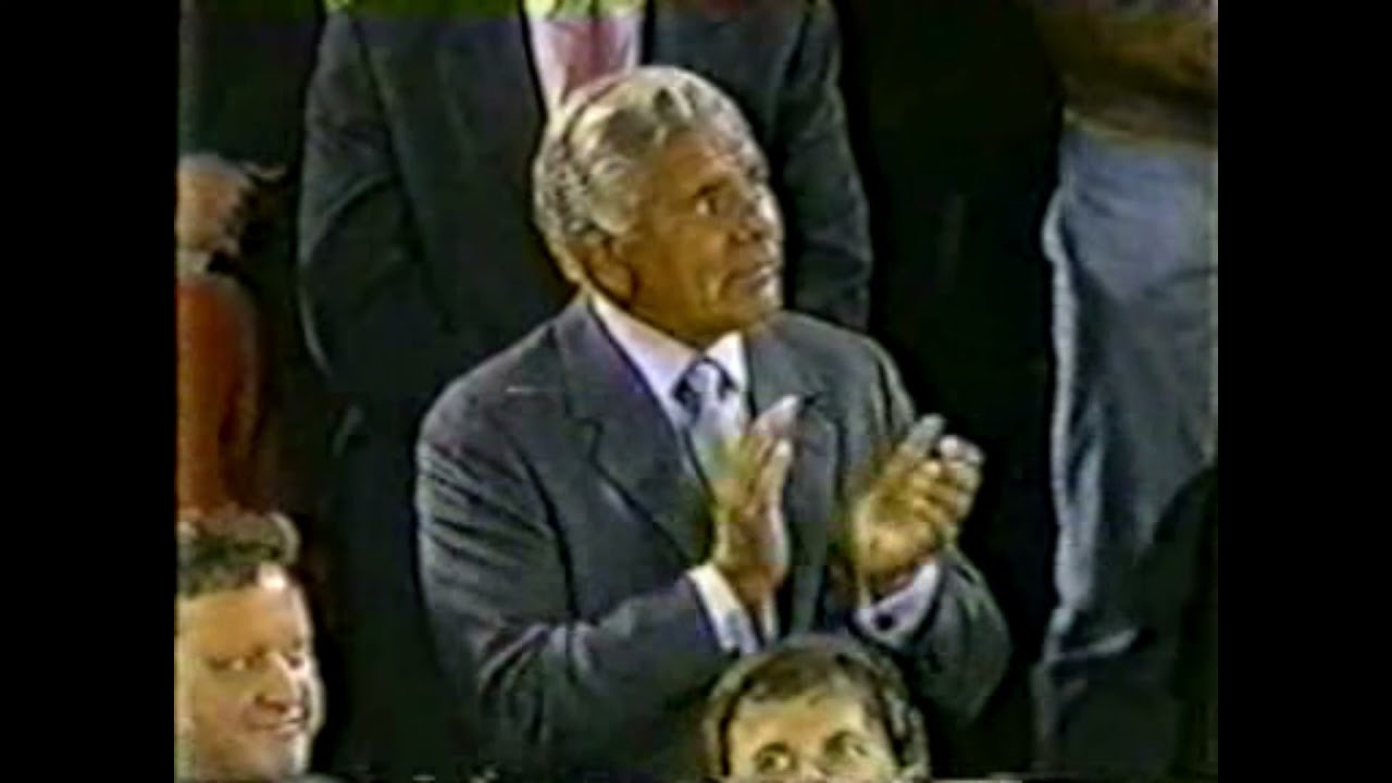 Chicago Stadium Blackhawks USSR and USA National Anthems Jan. 4, 1989