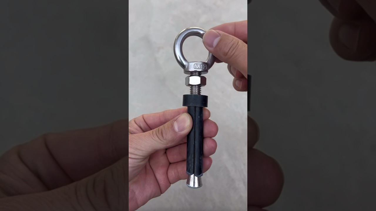 Stainless Steel Eye Bolts |Durable Concrete Wall Hooks & Expansion Bolts for Construction & Home Use
