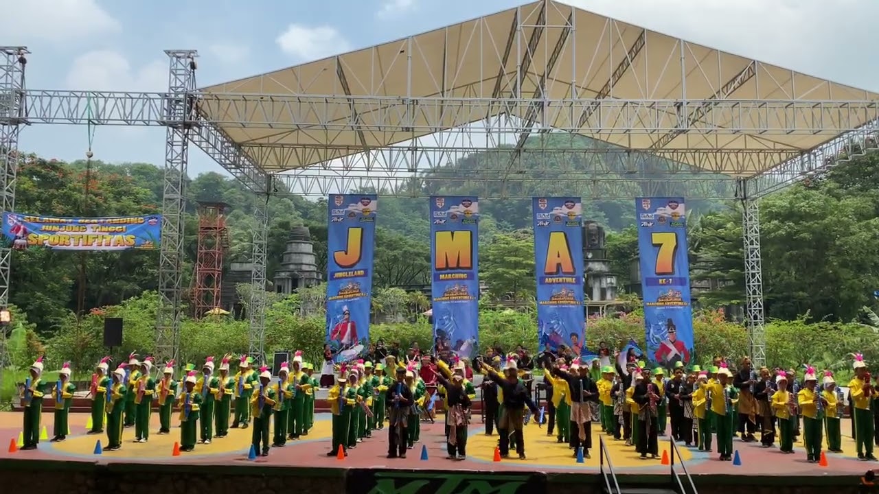 SDN Bojong 02 Kemang Bogor Shaka Swara Van Zafeera Marching Jungle Land Adventure 7