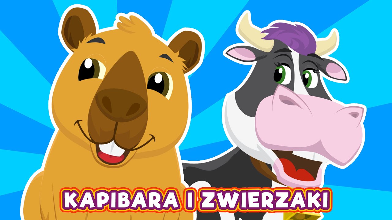 KAPIBARA I ZWIERZAKI CUDAKI - Śpiewające Brzdące - Piosenki dla dzieci 👍💋👀