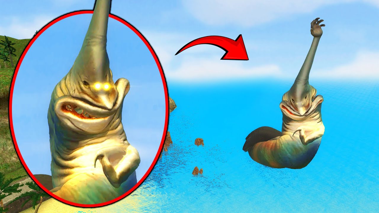 ДРОН ЗАХВАТЫВАЕТ HAND SEA MONSTER — Garry's Mod