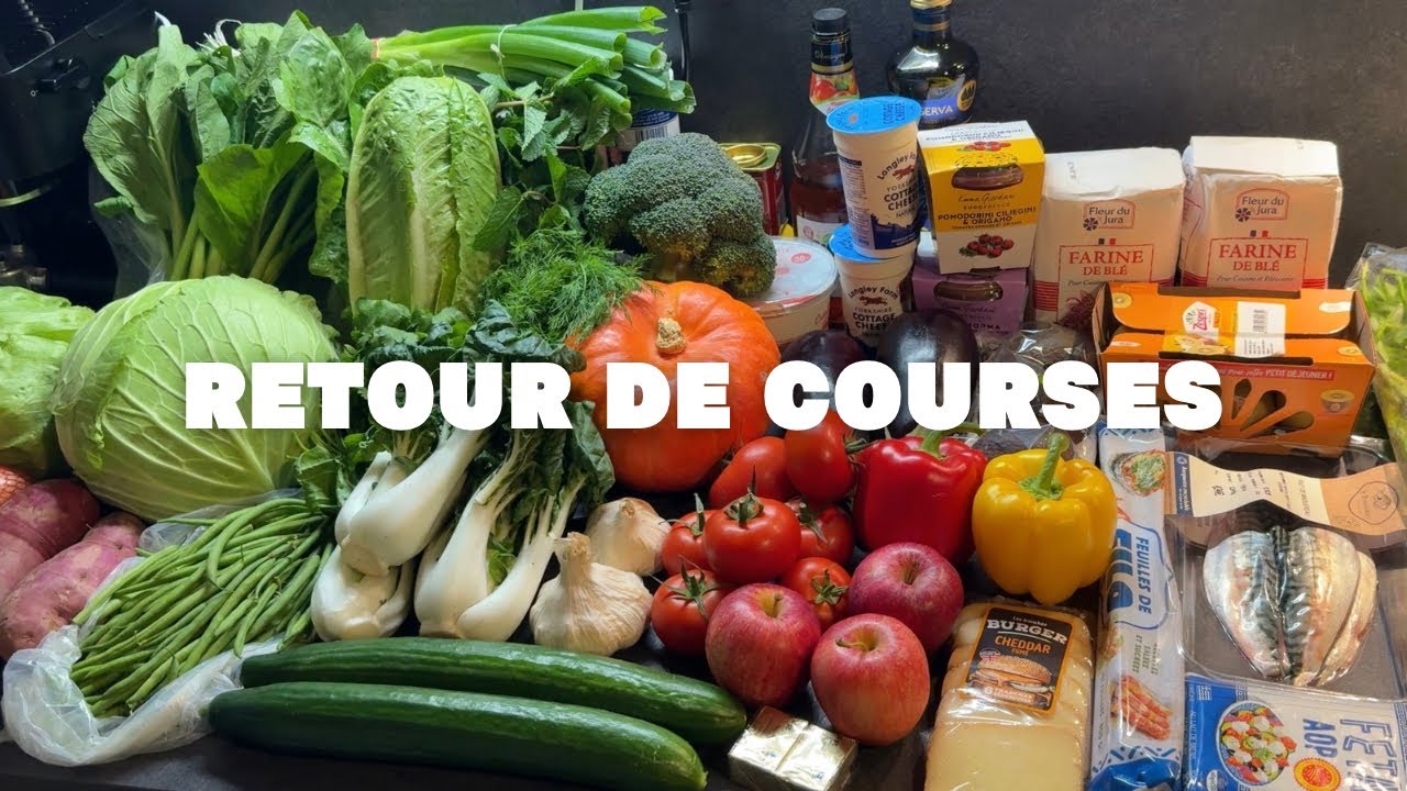 🛒 RETOUR DE COURSES &bull; Grand Frais 💸🥗