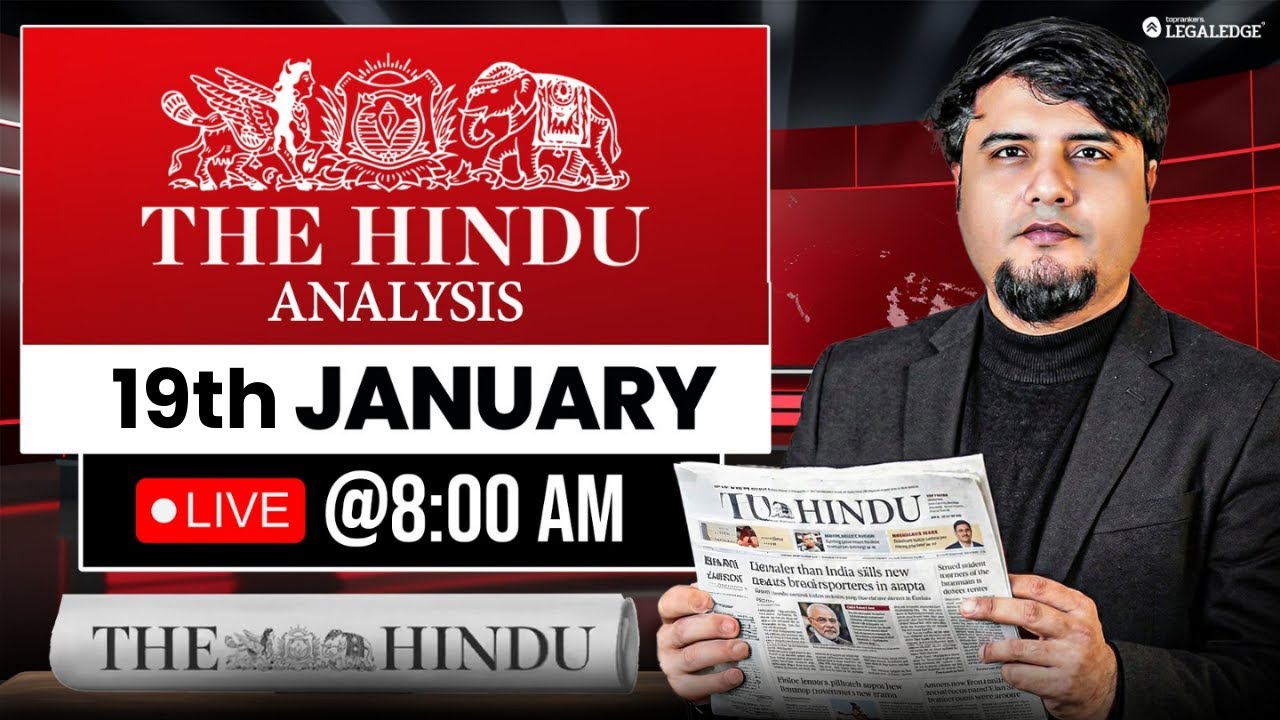 CLAT 2027 Preparation | The Hindu Analysis | Daily Current Affairs | Mayur Sir | LegalEdge
