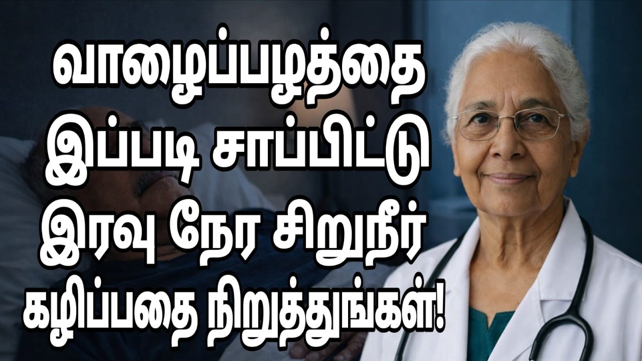 சிறுநீர் கழிக்க எழுந்திருக்காமல் இரவு முழுவதும் தூங்க வேண்டுமா? வாழைப்பழத்தை இப்படிச் சாப்பிடுங்கள்