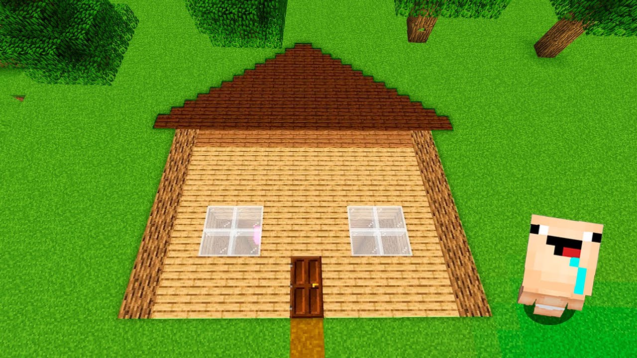 Encontr&eacute; una CASA SUBTERR&Aacute;NEA 🚪😱 Encontr&eacute; una NUEVA CASA BEBE NOOB en Minecraft