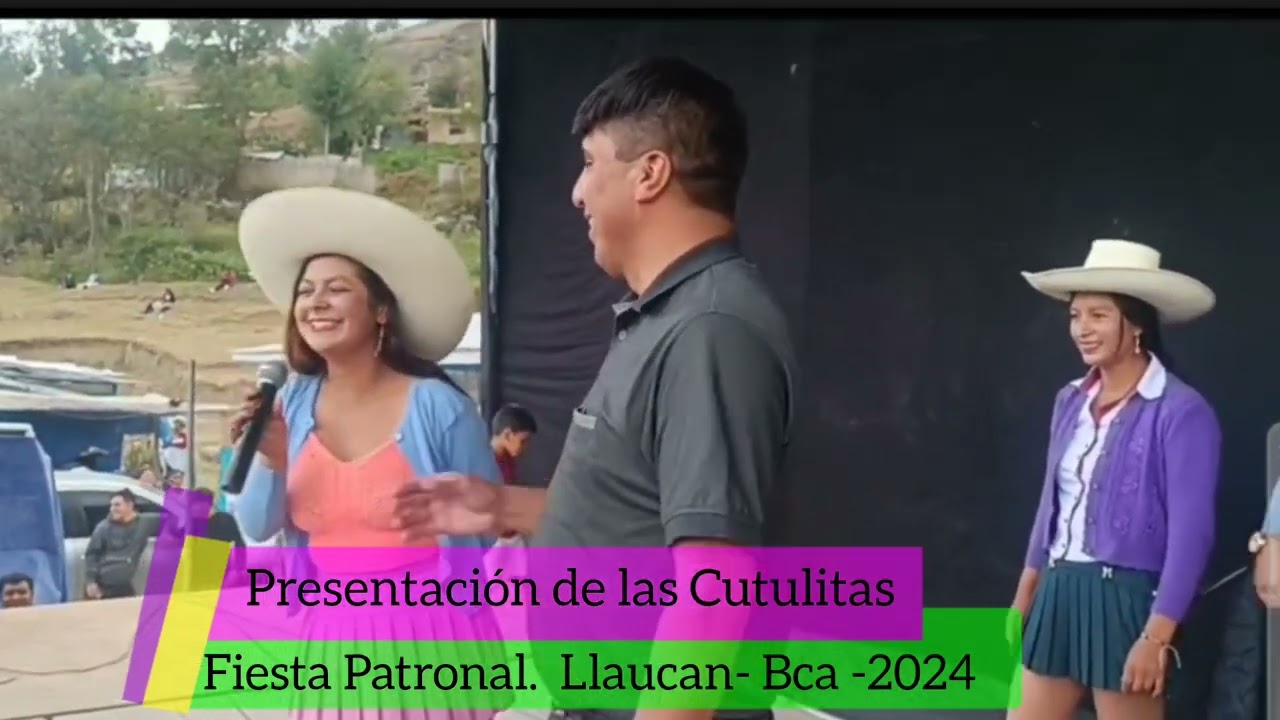 LAS PARTICIPANTES A LA MEJOR CUTULITA, EN LLAUCAN BAMBAMARCA 2024