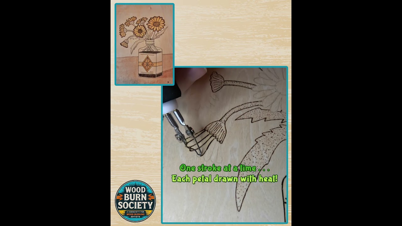 Wood Burning: This is How I Grow Flowers