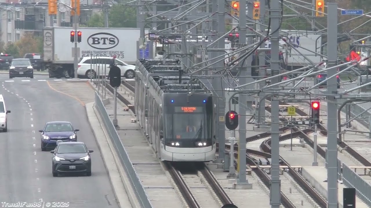 TTC-Metrolinx 2018-2021 Bombardier Flexity Freedom Testing on the Eglinton Crosstown LRT