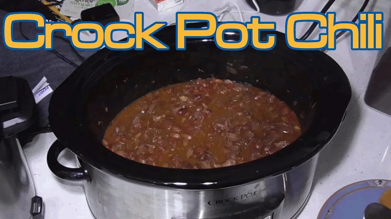 Cold‑Weather Redneck Lite Chili (Crock Pot Chuck Roast)