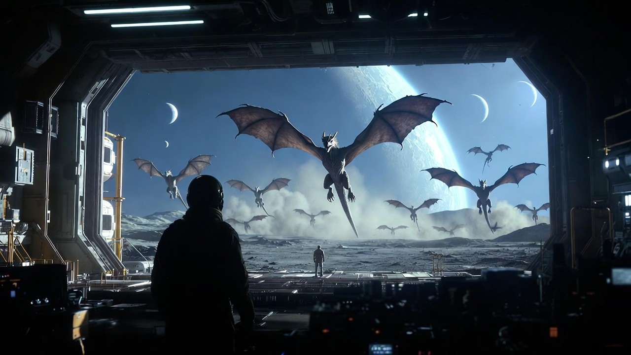 He Wanted a Quiet Life on the Moon… Then Ten Dragons Arrived and Changed the Galaxy  HFY