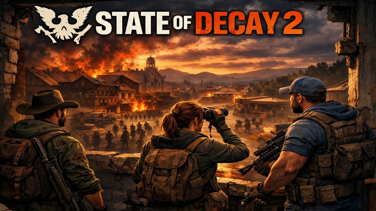 STATE OF DECAY 2 / CAPITULO 4 / BANDIDOS ASESINOS SE MUDAN A NUESTRA CIUDAD //GAMEPLAY ESPAÑOL