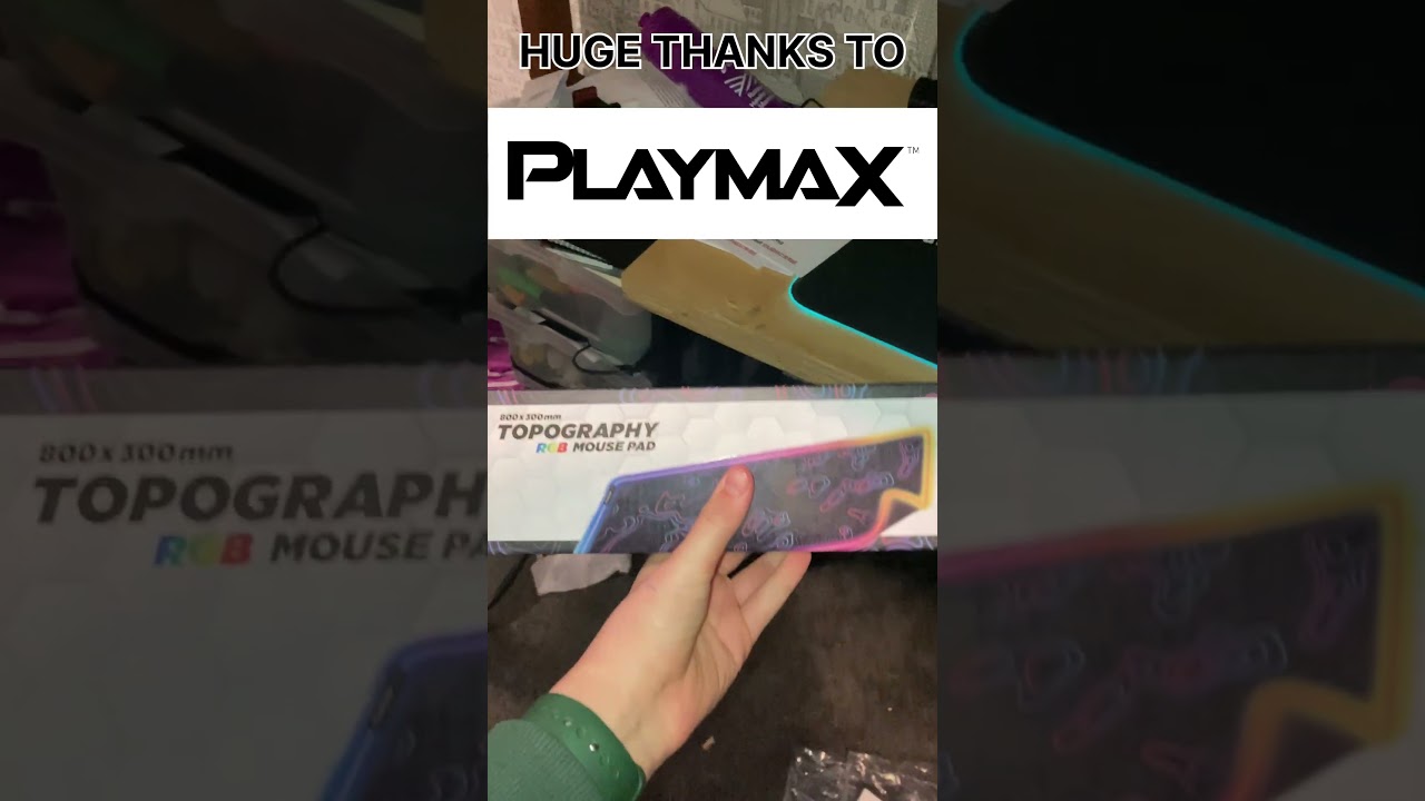 Playmax sent me *THIS!* #playmax #gamingaccessory #mousepad #headset