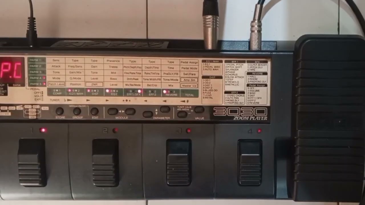 effect Gitar ZOOM 3030 PEDAL - JAPAN