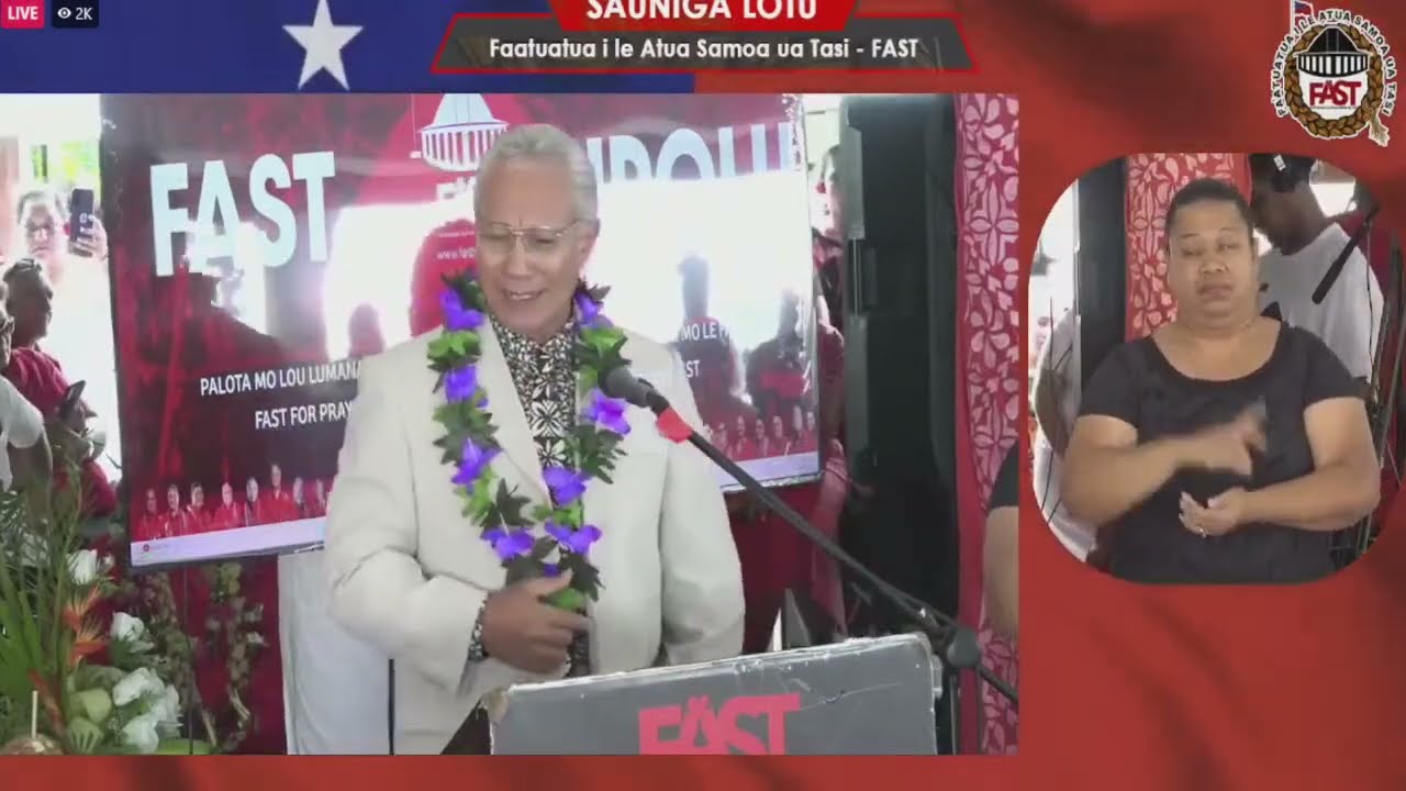 SAMATAU & FALELATAI -  FAST ROADSHOW MONDAY  4 AUGUST