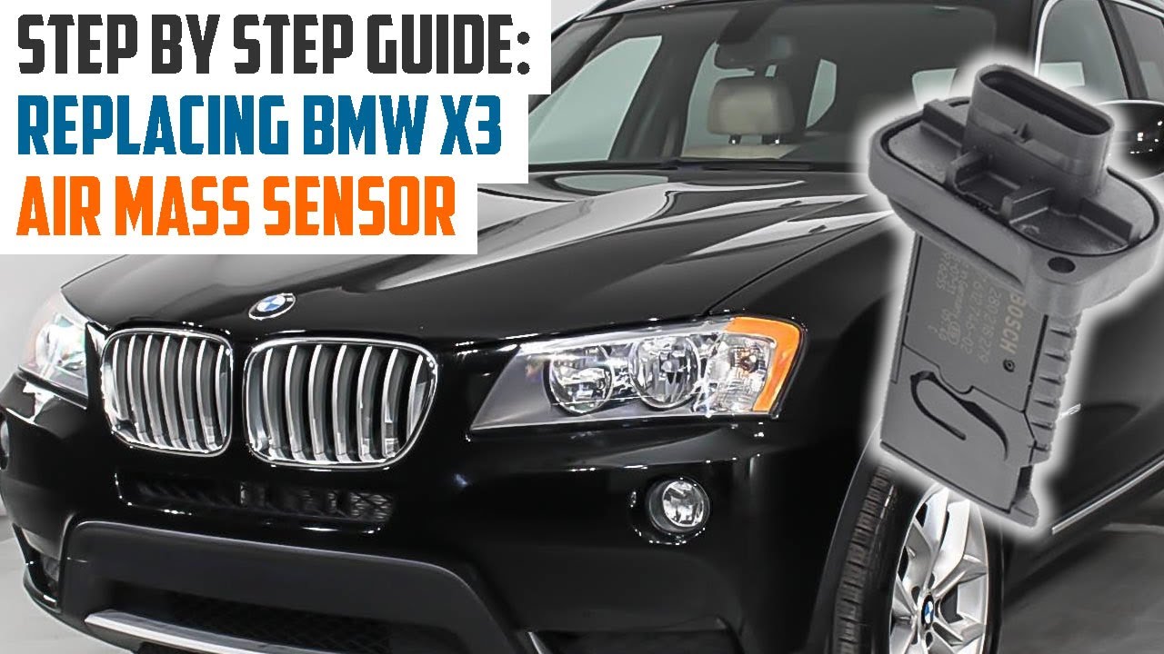 КАК ЗАМЕНИТЬ ДАТЧИК МАССОВОГО РАСХОДА ВОЗДУХА НА BMW X3 2013 