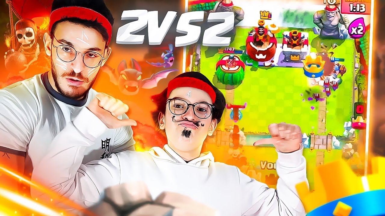 ON DÉFIE MES ABONNÉS EN 2VS2 AVEC MON PETIT FRÈRE SUR CLASH ROYALE !