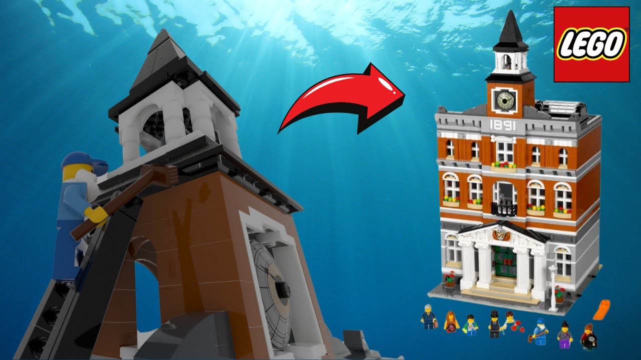 LEGO Town Hall 10224: A Miniature Mayor’s Animated Tour!
