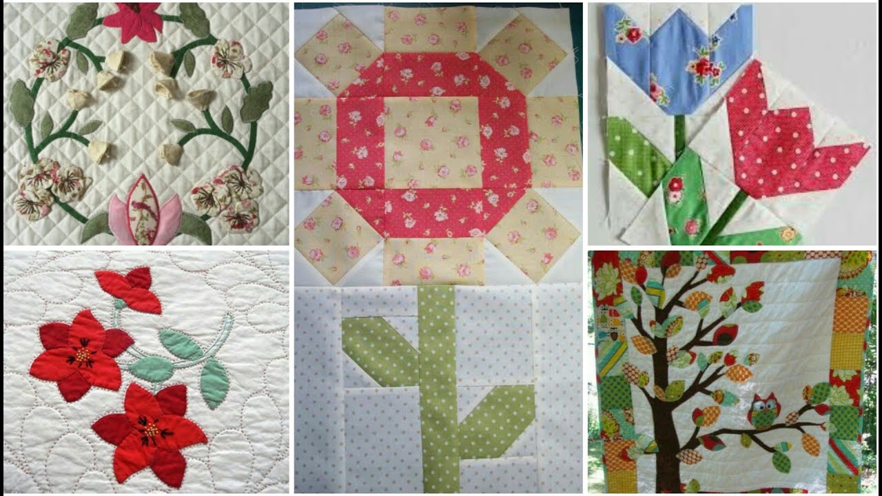 New outstanding and gorgeous quilted patchwork and applique work quilt design by pop up fashion 💞