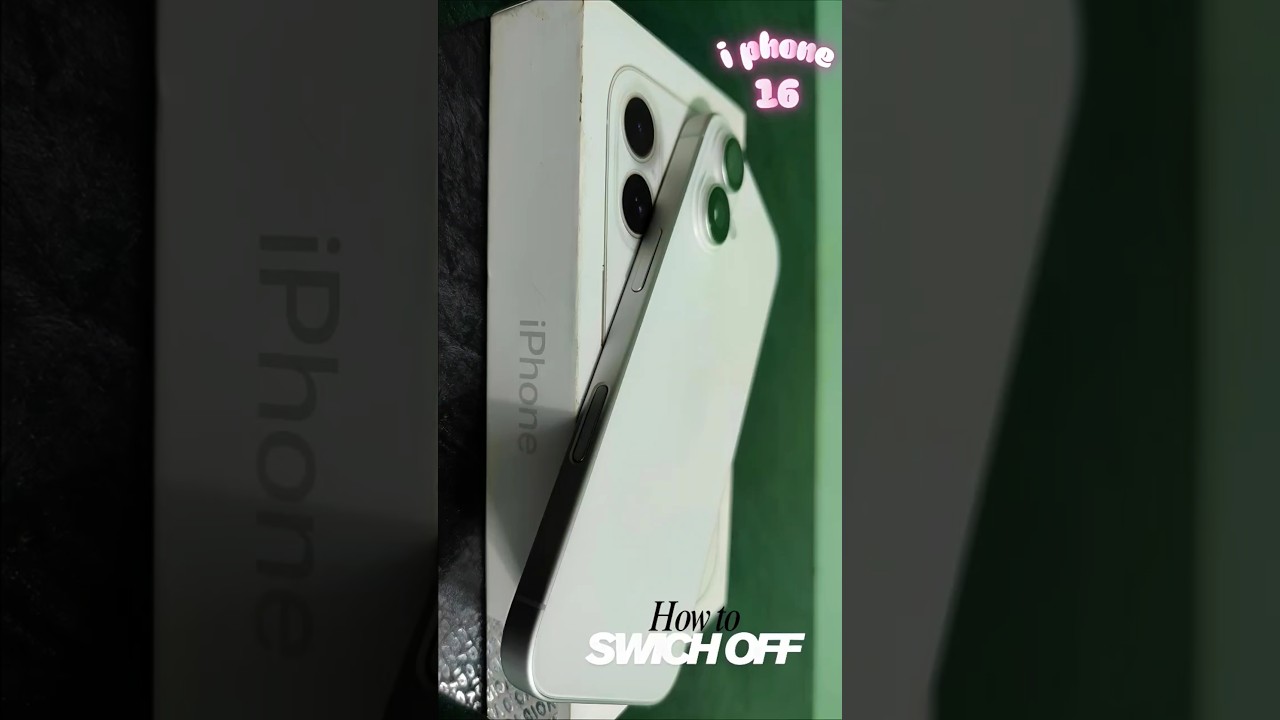 How to Switch Off iphone 16 using volume lower button and power button #applenews