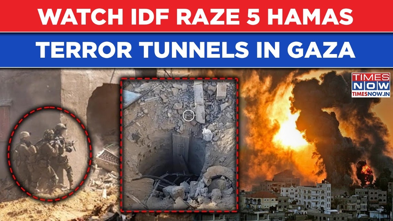 Watch IDF Raze 5 Gaza Terror Tunnels As Israel's Katz Confirms 83% Hamas Underground Network Gone