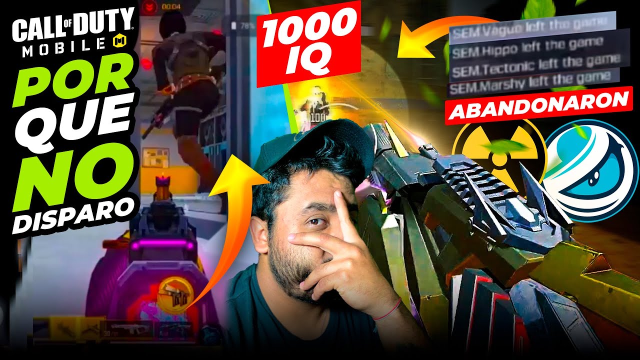 Le saco NUCLEAR al EQUIPO TOP 1 a ESCOPETA (Abandonaron) | Análisis Secuencia completa | COD Mobile