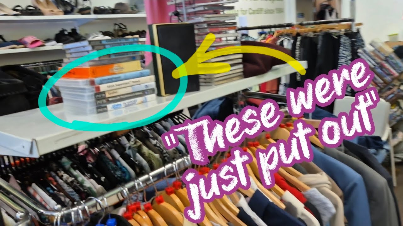 Charity shopping is complete luck...