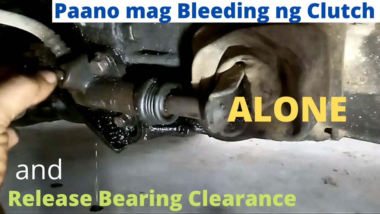 How to Bleed the Clutch || Paano mag Bleeding ng Clutch...ALONE