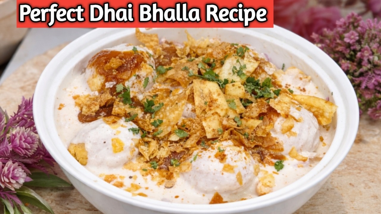 Dhai Bhalla Recipe for Ramadan | Soft & Fluffy Dhai Baray | Iftar Special Pakistani Recipe
