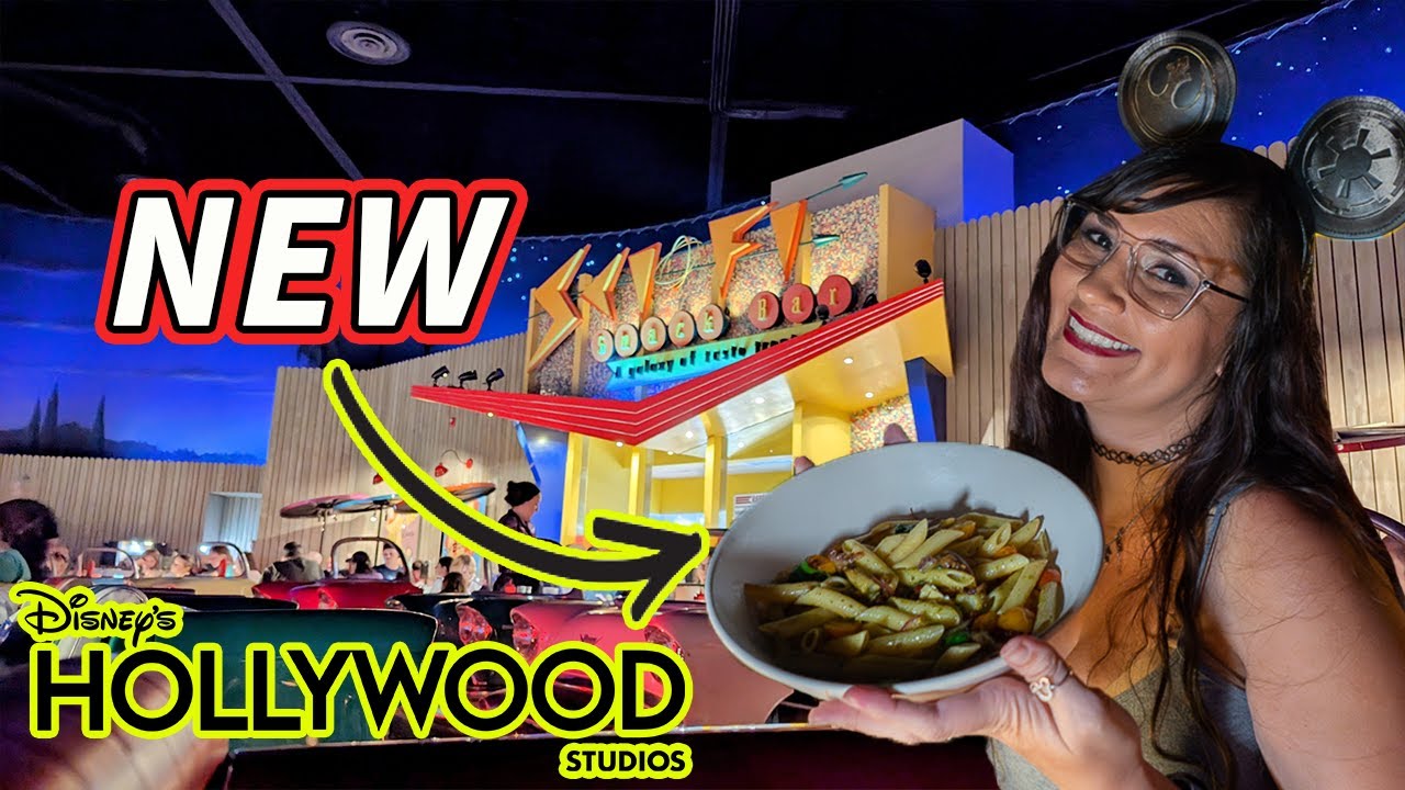 Sci Fi Dine In Theater abducted dishes 🛸 Disney World Hollywood Studios food review