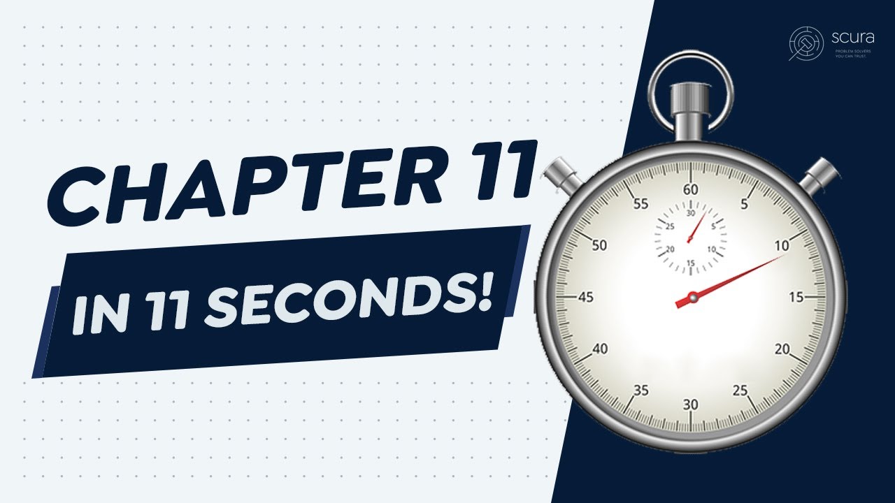 Chapter 11 Bankruptcy Explained in 11 seconds!