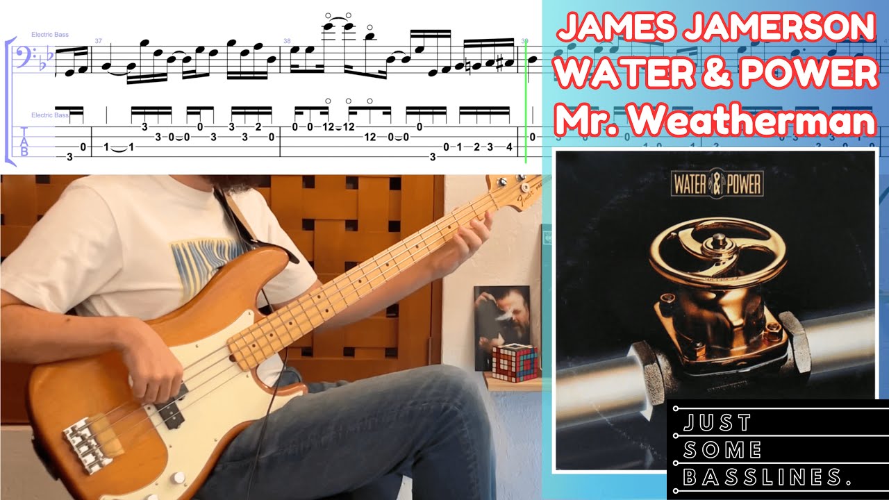 The FUNKIEST and RAREST Jamerson bass line I've found // Water & Power - Mr. Weatherman COVER + TABS