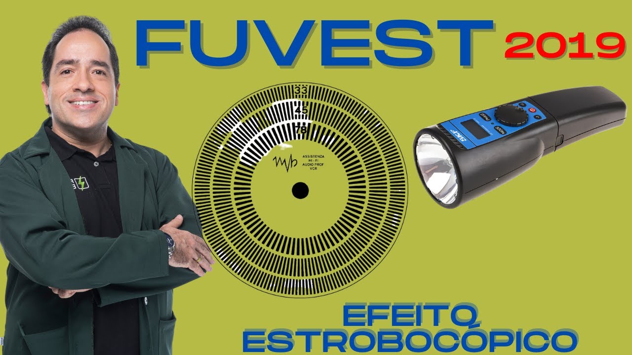 FUVEST 2019 | Em uma fábrica, um técnico deve medir a velocidade angular de uma polia girando.