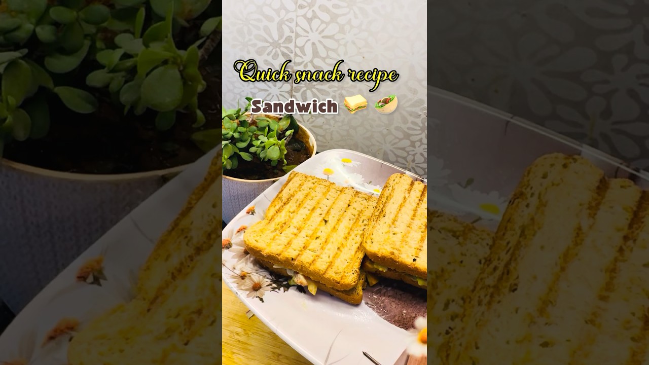 Perfect Sandwich Grill | Crispy Outside, Cheesy Inside 🥪🔥 Snack time made healthy 😋🥪