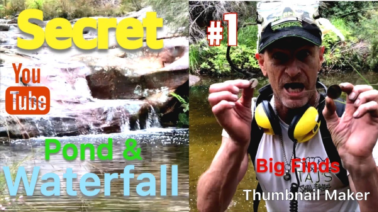 Secret waterfall and pond on the Central Coast NSW Metal Detecting the Money Pot with Tim Davies