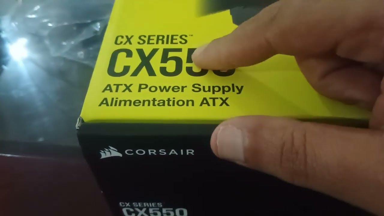 Fonte real Pc gamer  Corsair cx550  