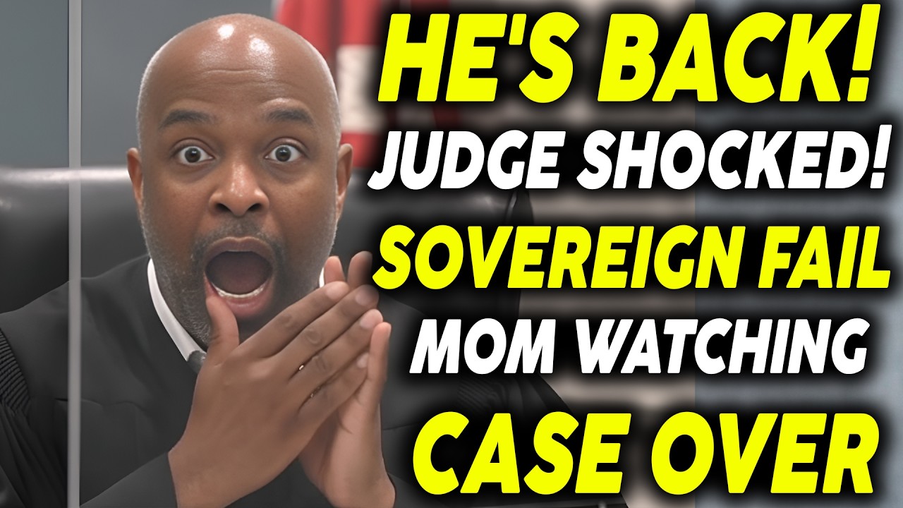 HE'S BACK! Judge Destroys Sovereign Citizen’s Pro Se Arguments In Front Of His Mom