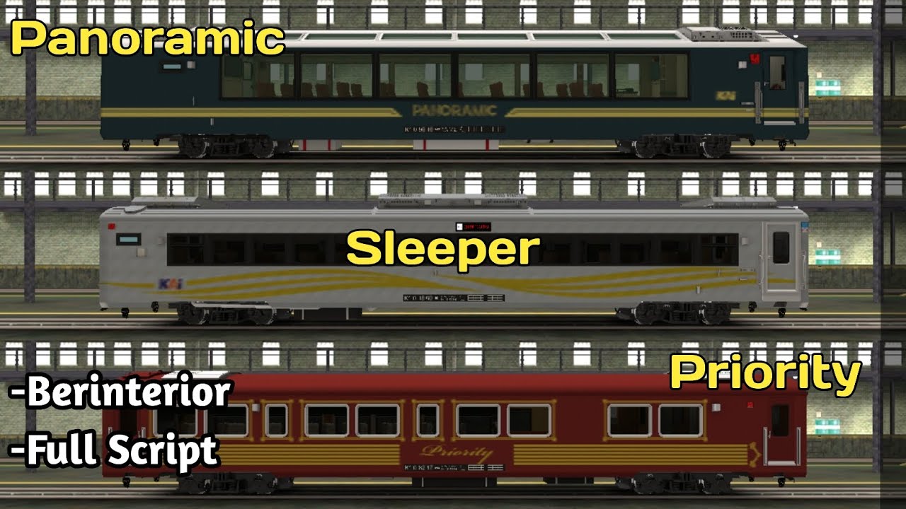 SHARE‼️3 Gerbong Mewah by TSC - Trainz simulator android